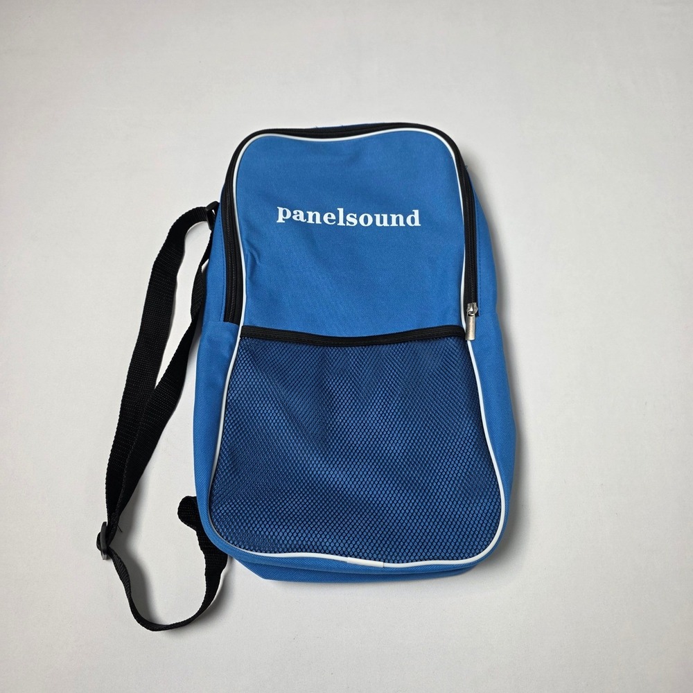 Panelsound Carrying Case ONLYMedium Blue Canvas Mesh Pocket Adjustable Strap